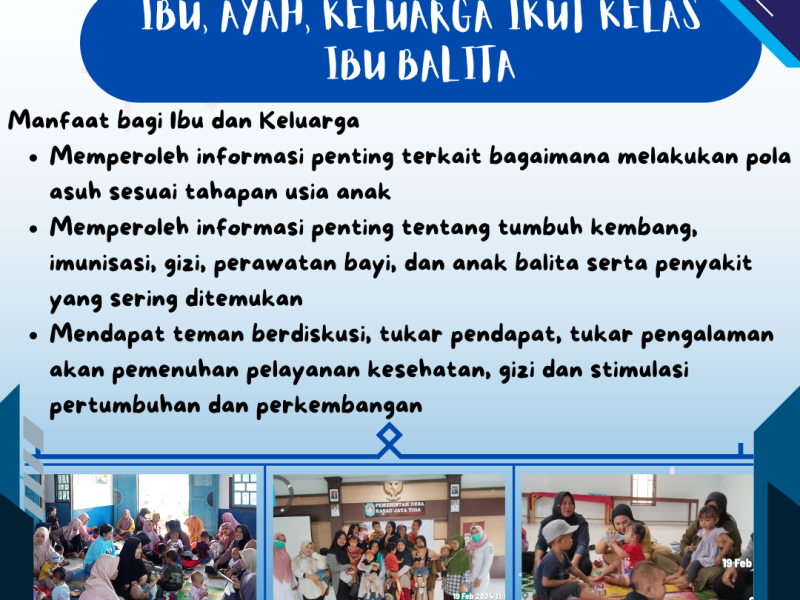 MANFAAT KELAS IBU BALITA